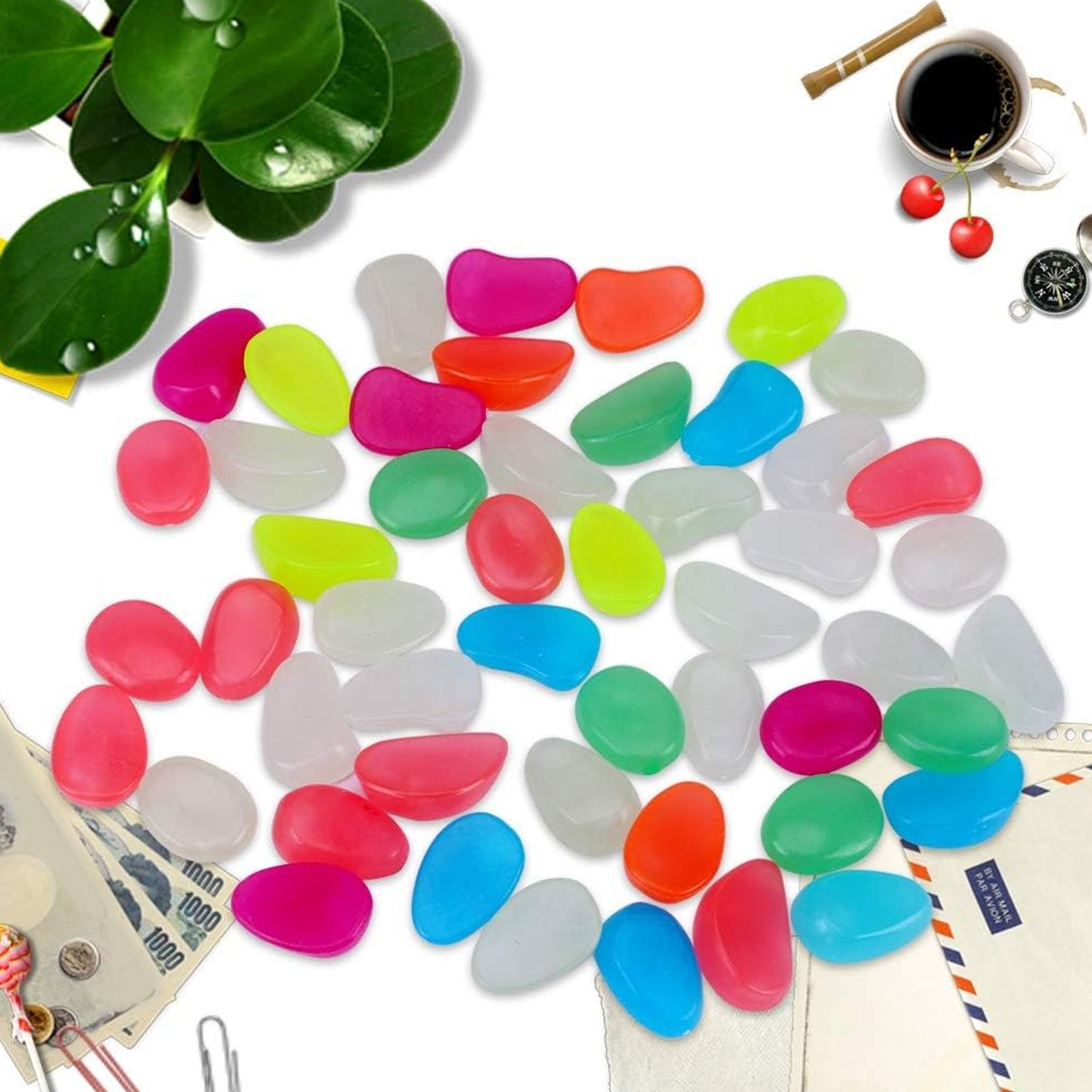 Multi-Color Decorative Stone for Garden / Lawn / Aquarium Fish Tank Gravel / Flower Pots Decoration Pebbles for Fish Bowl & All Purpose Attractive Stone Set Multi-Color Decorative Stone for Garden / Lawn / Aquarium Fish Tank Gravel / Flower Pots Decoration Pebbles for Fish Bowl & All Purpose Attractive Stone Set